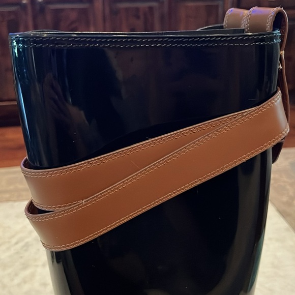 Coach Talia Rainboot in black & brown | size 11 - Picture 6 of 8